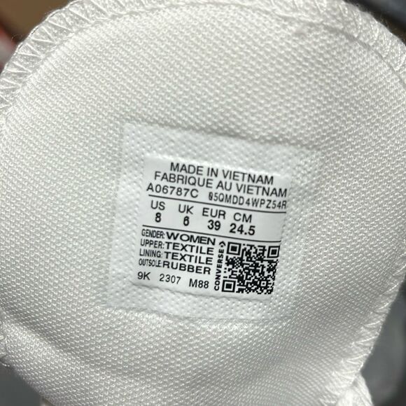 Converse Chuck Taylor All Star Lift Platform Star Studded Sneakers Shoes Size 8 - Picture 16 of 16